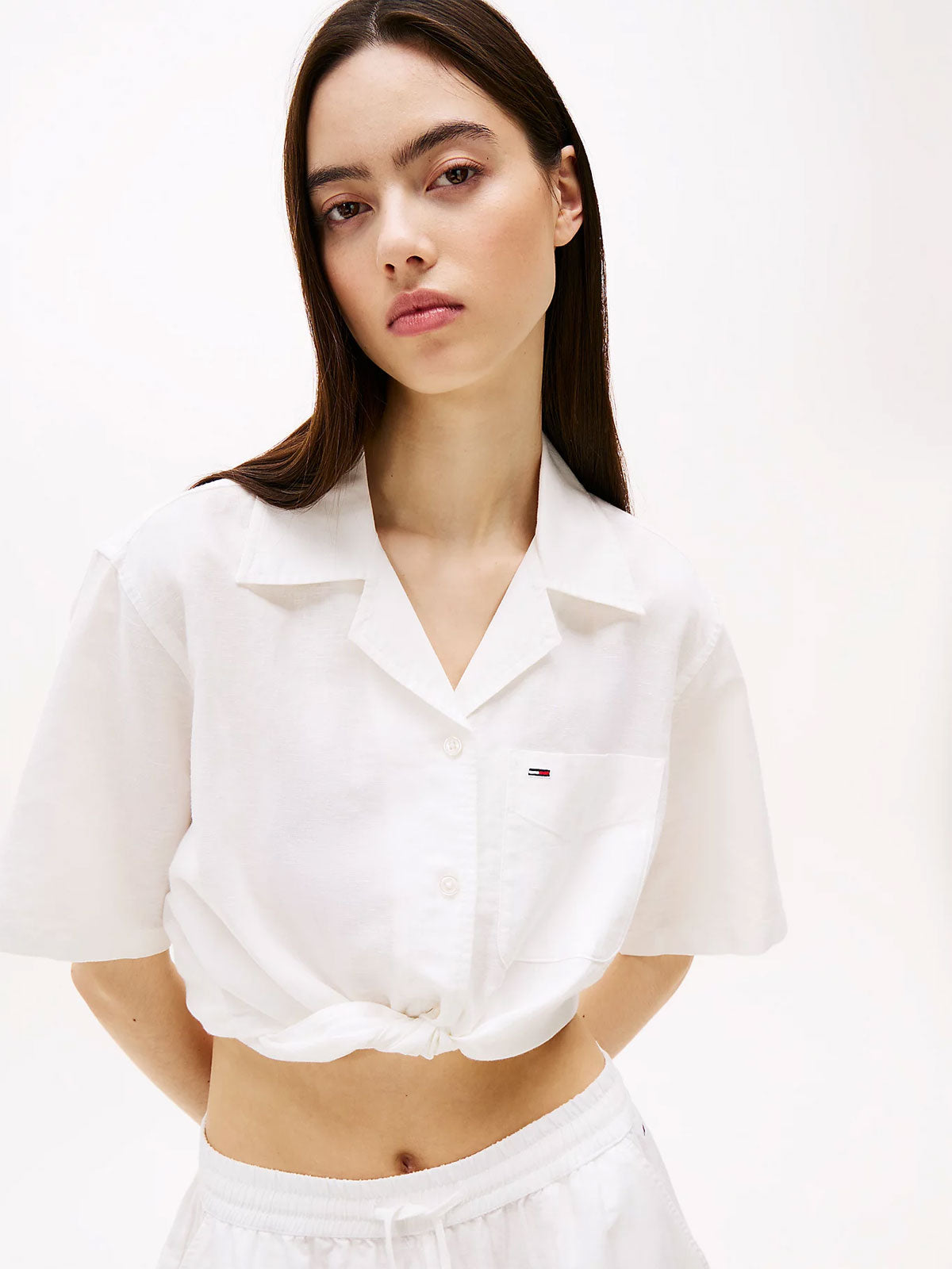 Camicia crop Tommy Jeans - DW0DW20286